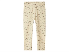 Name It leggings summer sand with dragonfly print  